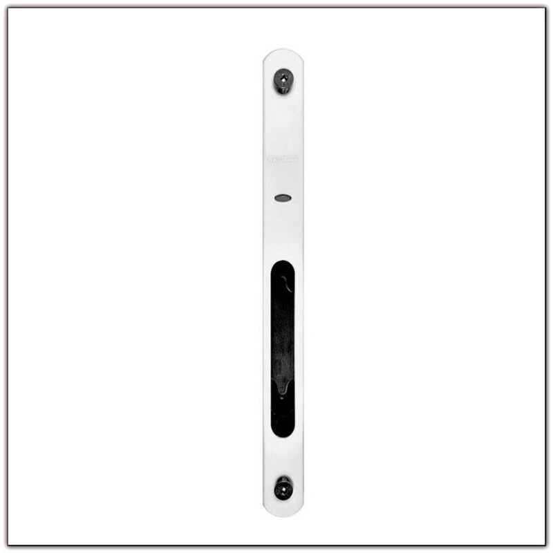VERROU COULISSANT SCHUCO POUR PROFIL USINAGE 16 mm BLANC
