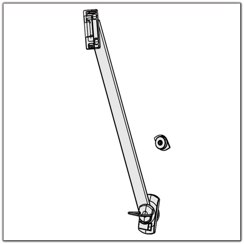 COMPAS LIMITEUR D'OUVERTURE POUR SOUFFLET SCHUCO