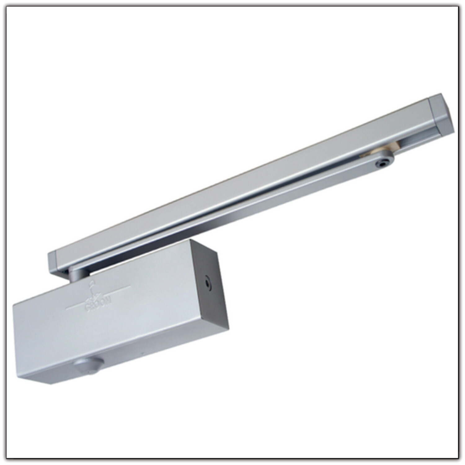 FERME PORTE ARGENT GROOM GR3400STD+ BRAS A COULISSE