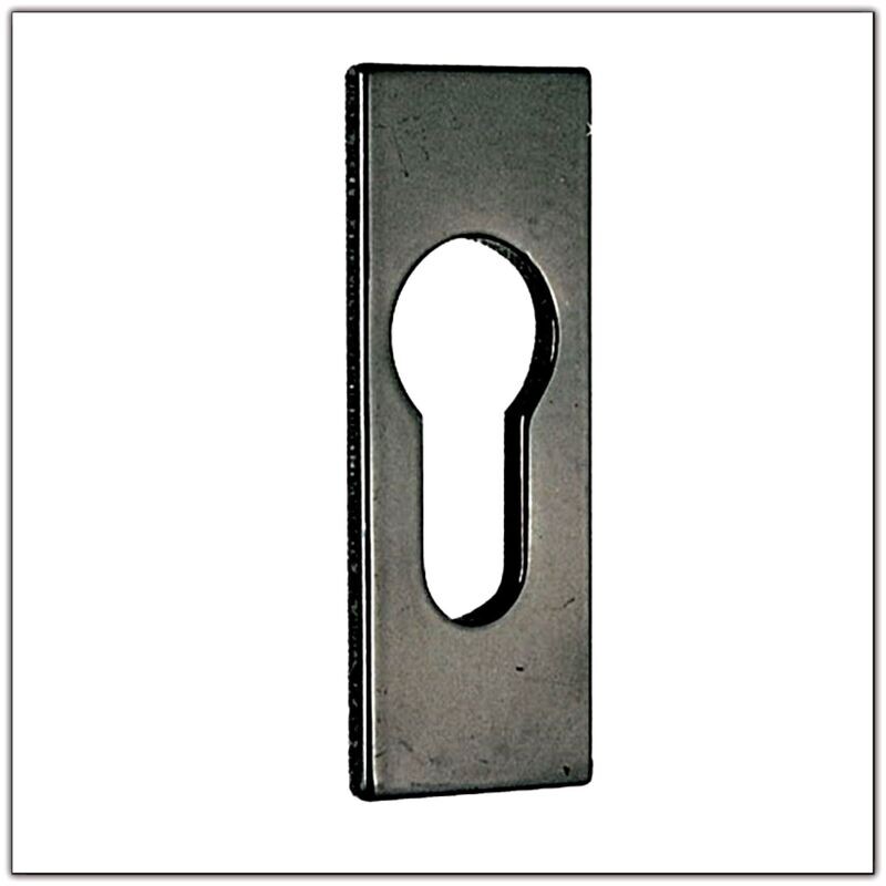 ENTREE DE CYLINDRE AUTOCOLLANT ALUMINIUM NOIR / U.