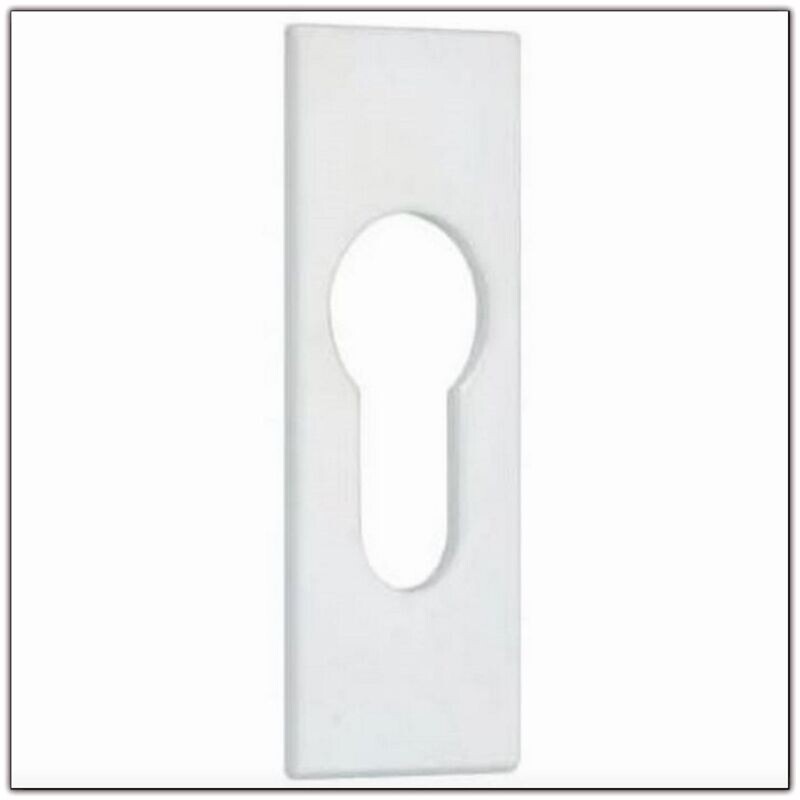 ENTREE DE CYLINDRE AUTOCOLLANT ALUMINIUM BLANC / U.