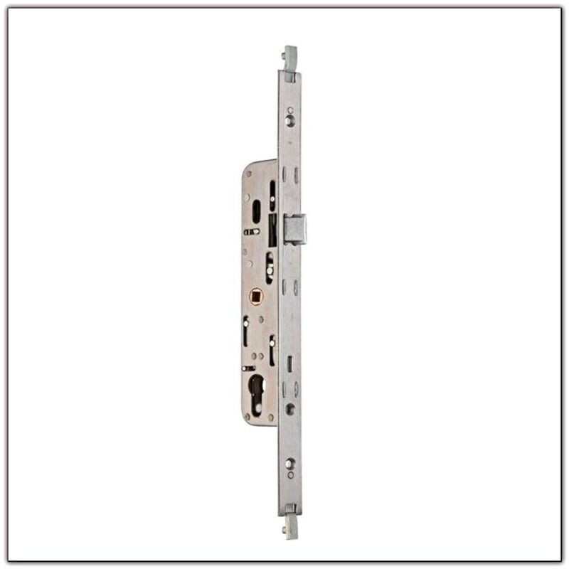 SERRURE 3 POINTS A TIGE PLATE , CARRE DE 8, 70 X 25 SOUS TETIERE