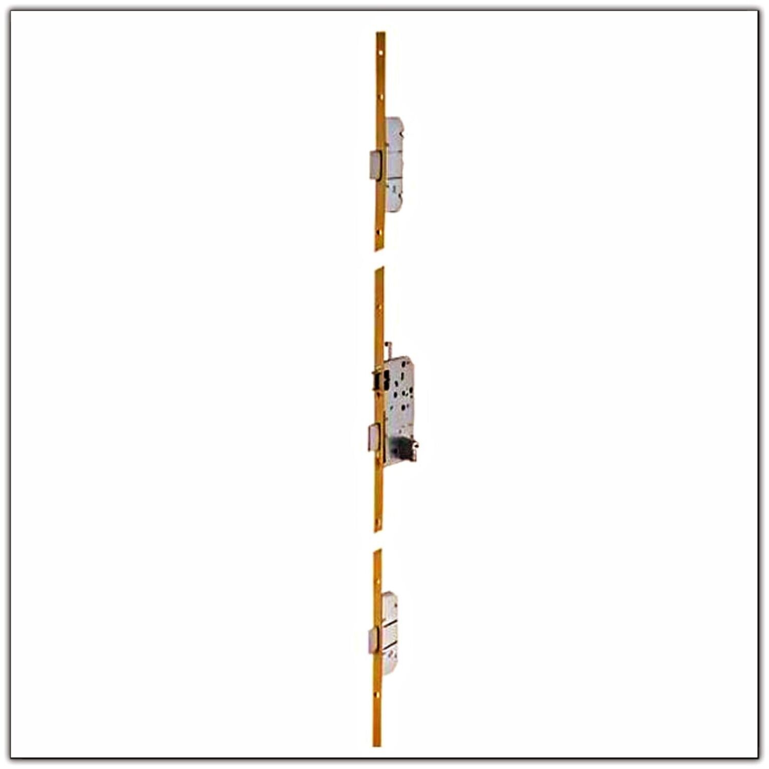 SERRURE 3 POINTS POUR PORTE PALIERE, ENTRAXE 70 X 50, COFFRE 75