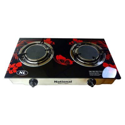 National 2 Burner Infrared Gas Cooker [ 80% Super Gas Saving ]