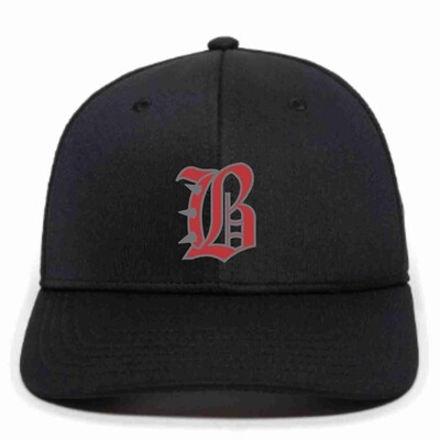 Bowie Baseball Flex Fit Hat - Black