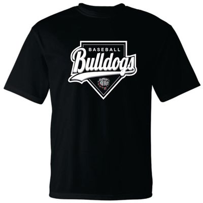 ​Bulldogs Home Plate Short Sleeve T-Shirt - Black