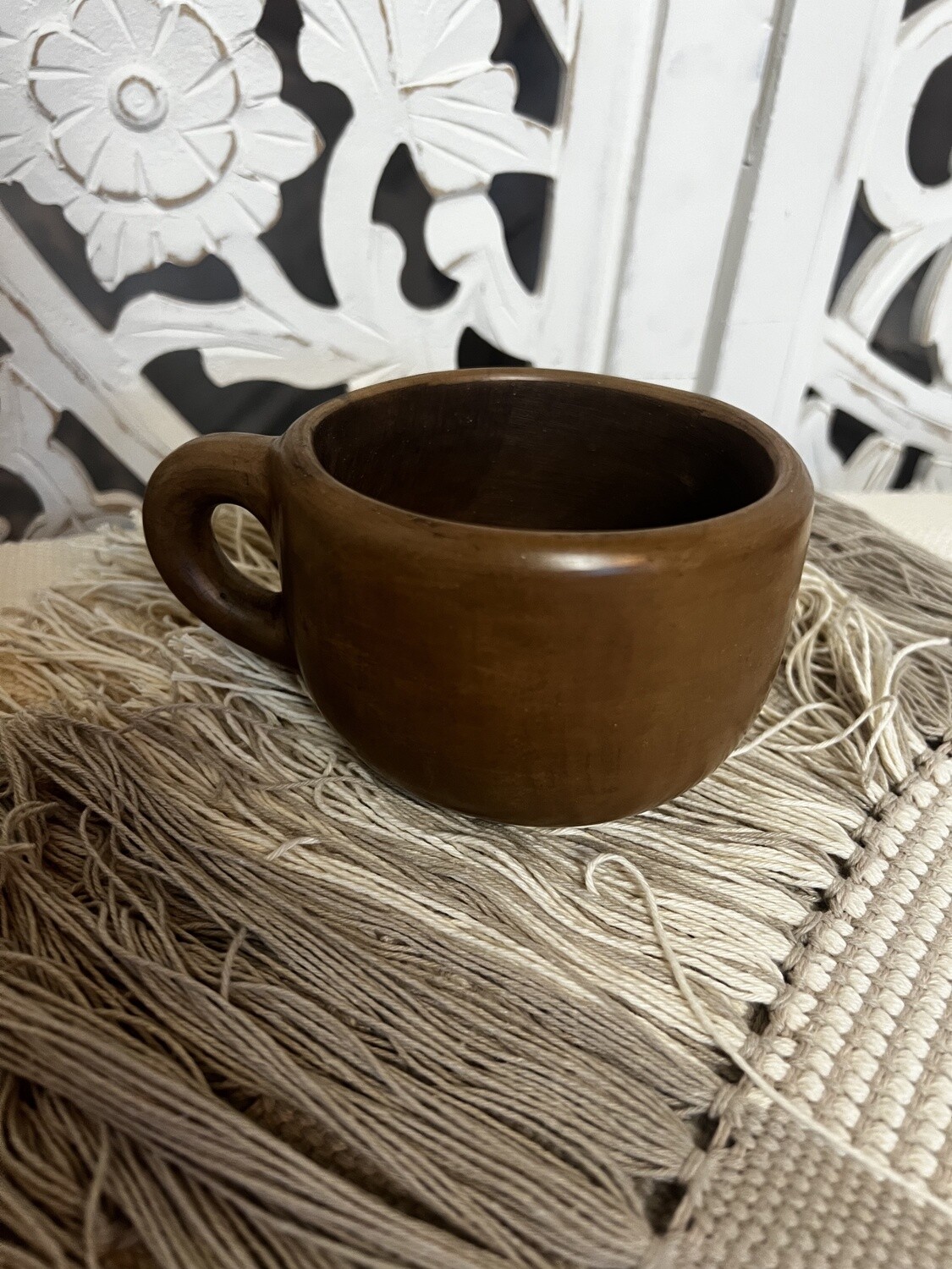 Taza  Oaxaca Barro Natural acabado liso