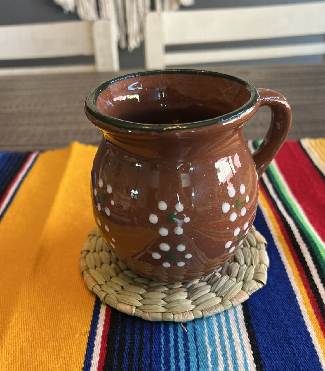 Jarrito 16 oz floreado