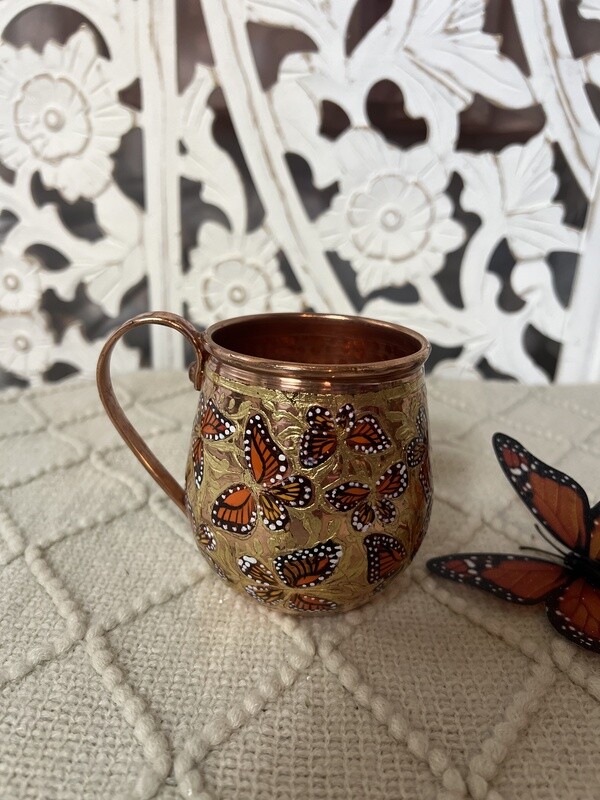 Taza de Cobre con Monarcas