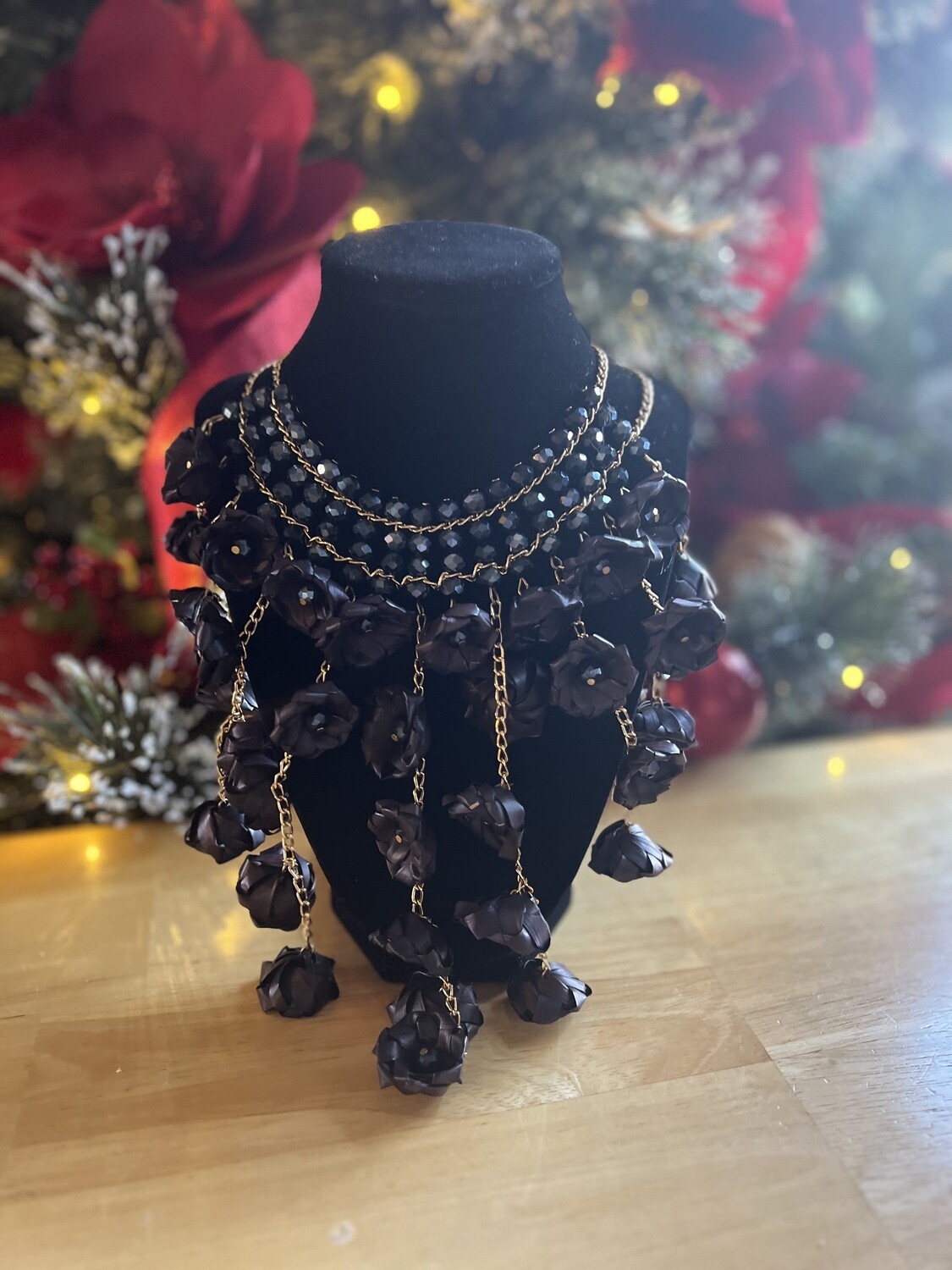 Collar palma negro
