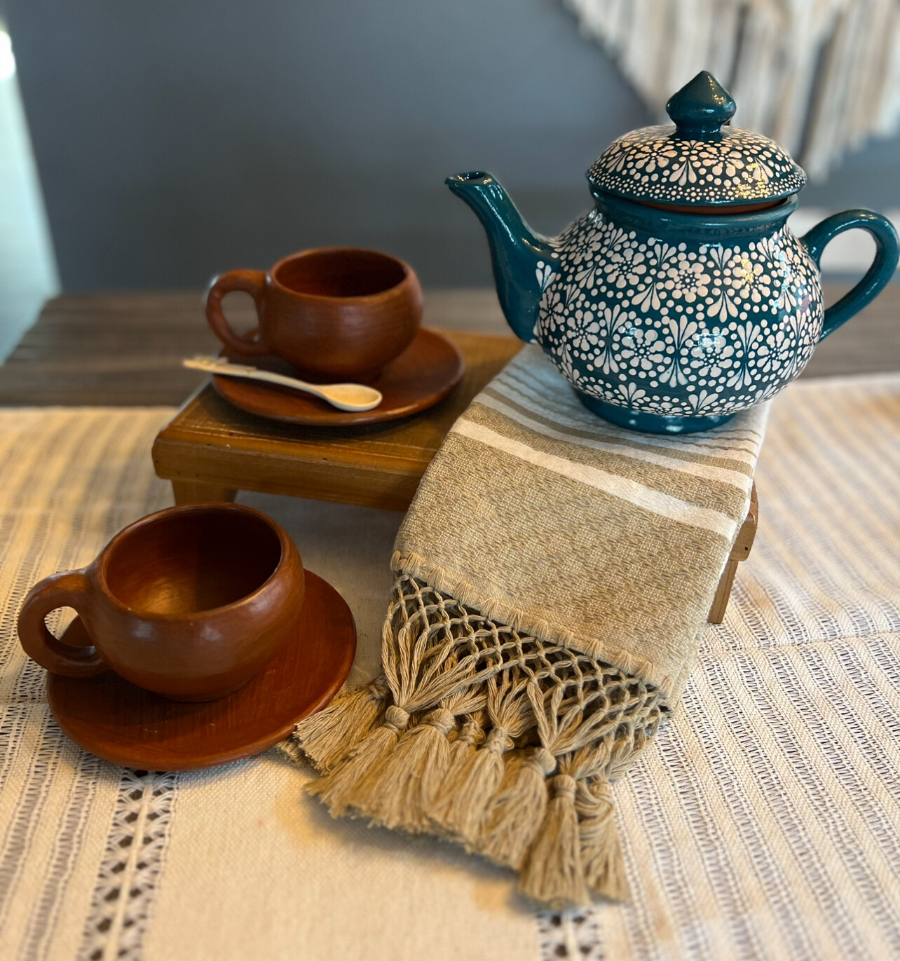 Tetera Capula Verde  (TAZAS POR SEPARADO)