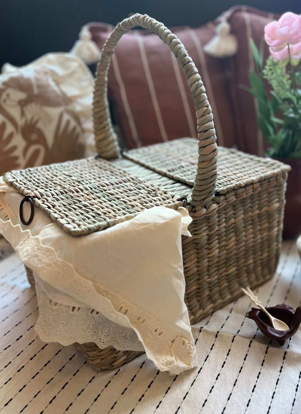 Canasta para picnic chuspata (No incluye mantel)