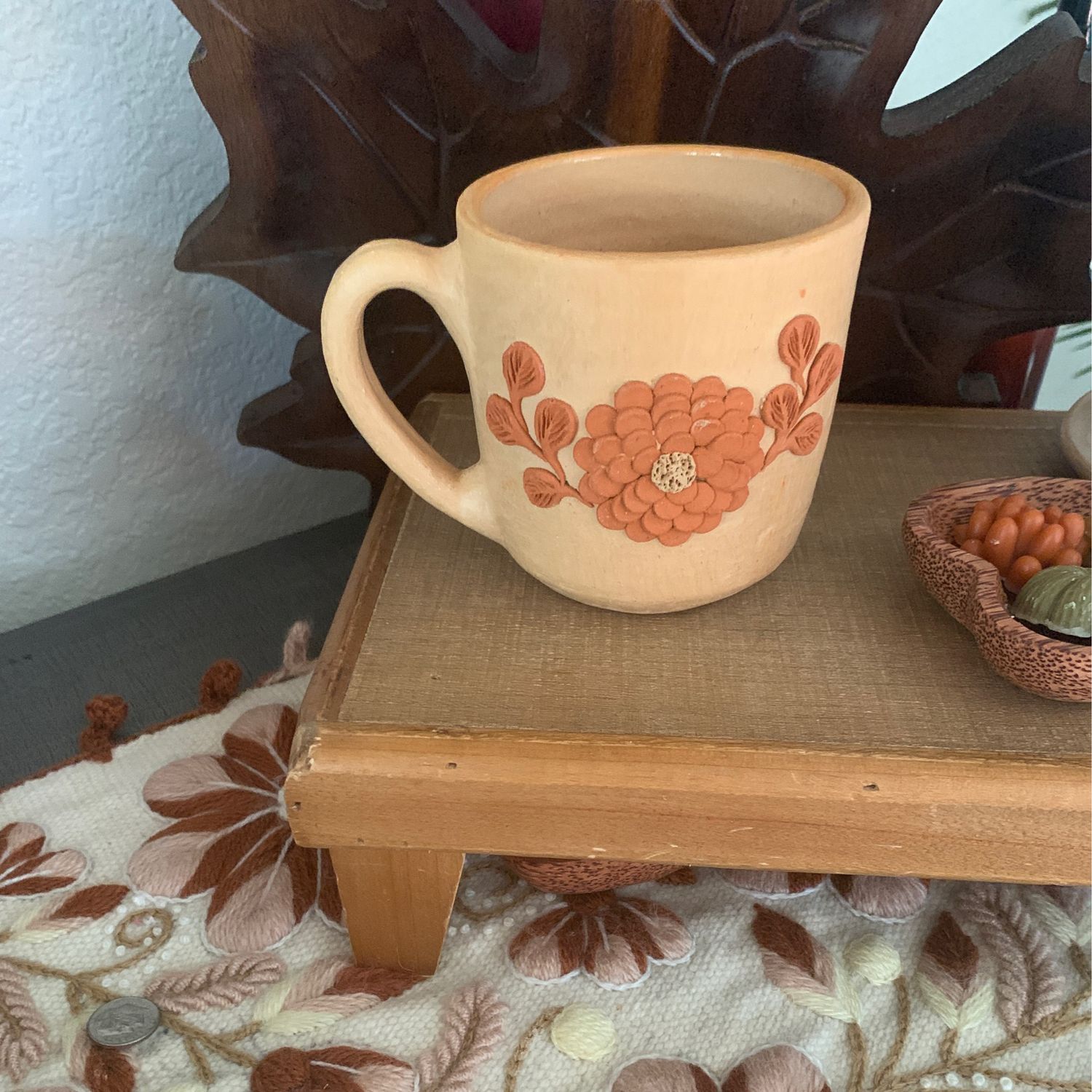 Taza Filigrana flor 