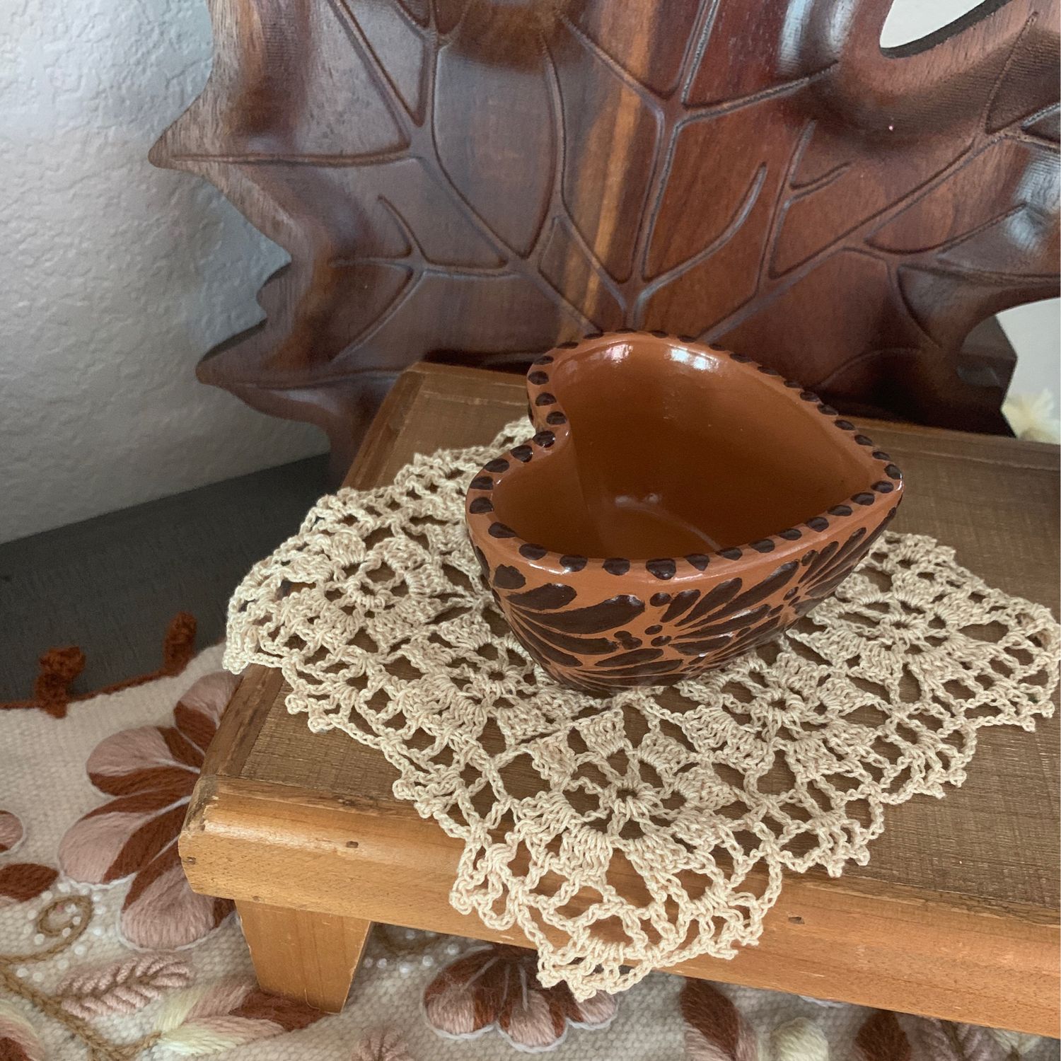 Mini Bowl o salsero corazón chocolate 