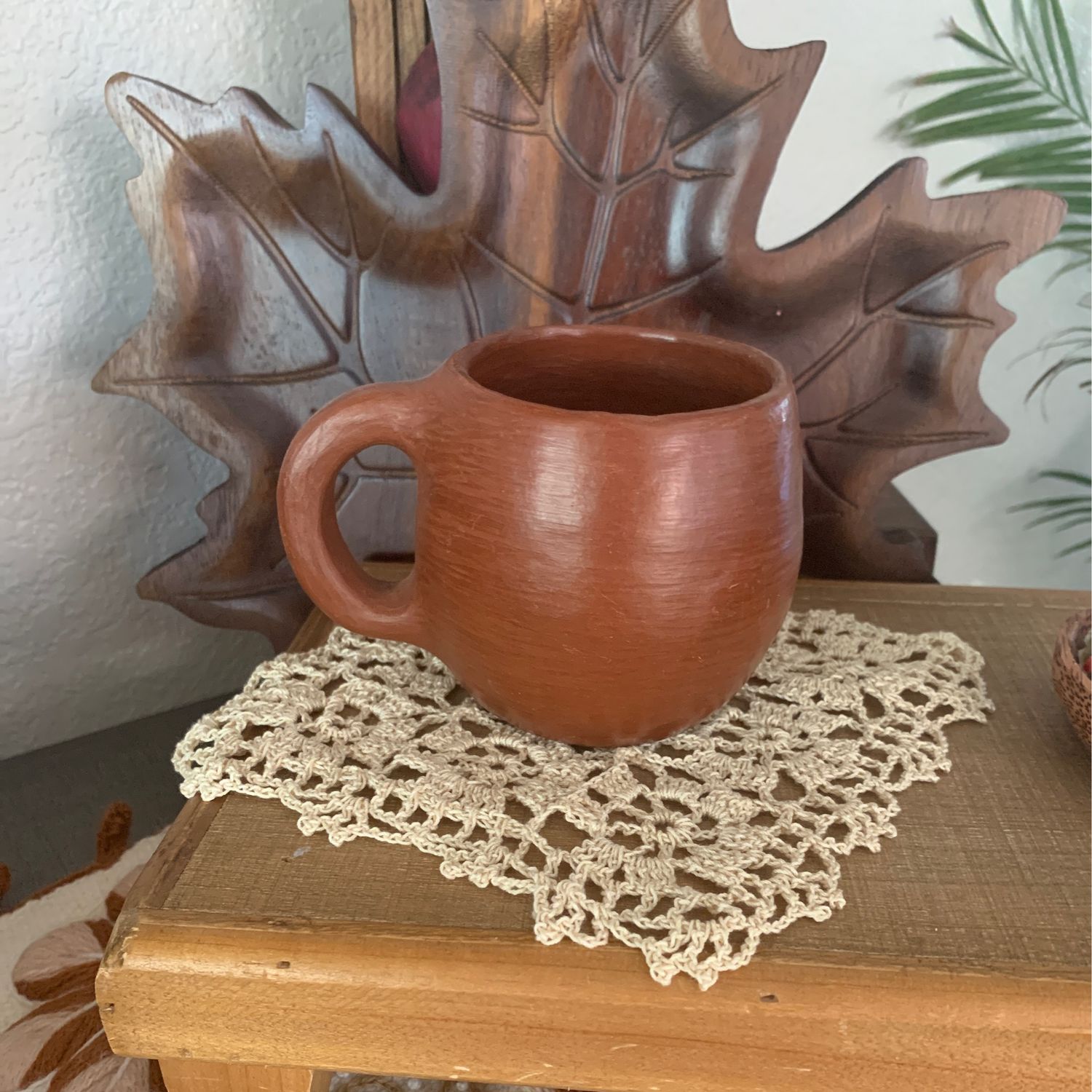 Taza  Barro Rojo alta