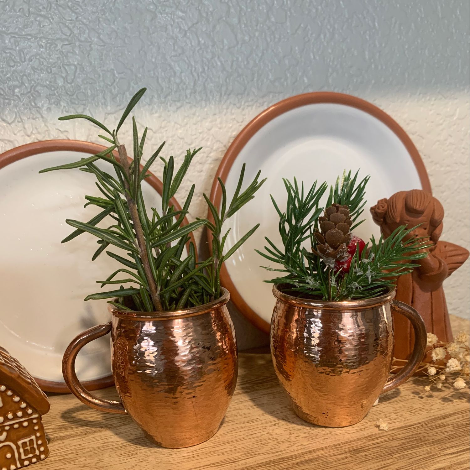 Mini Barril  de cobre set 2