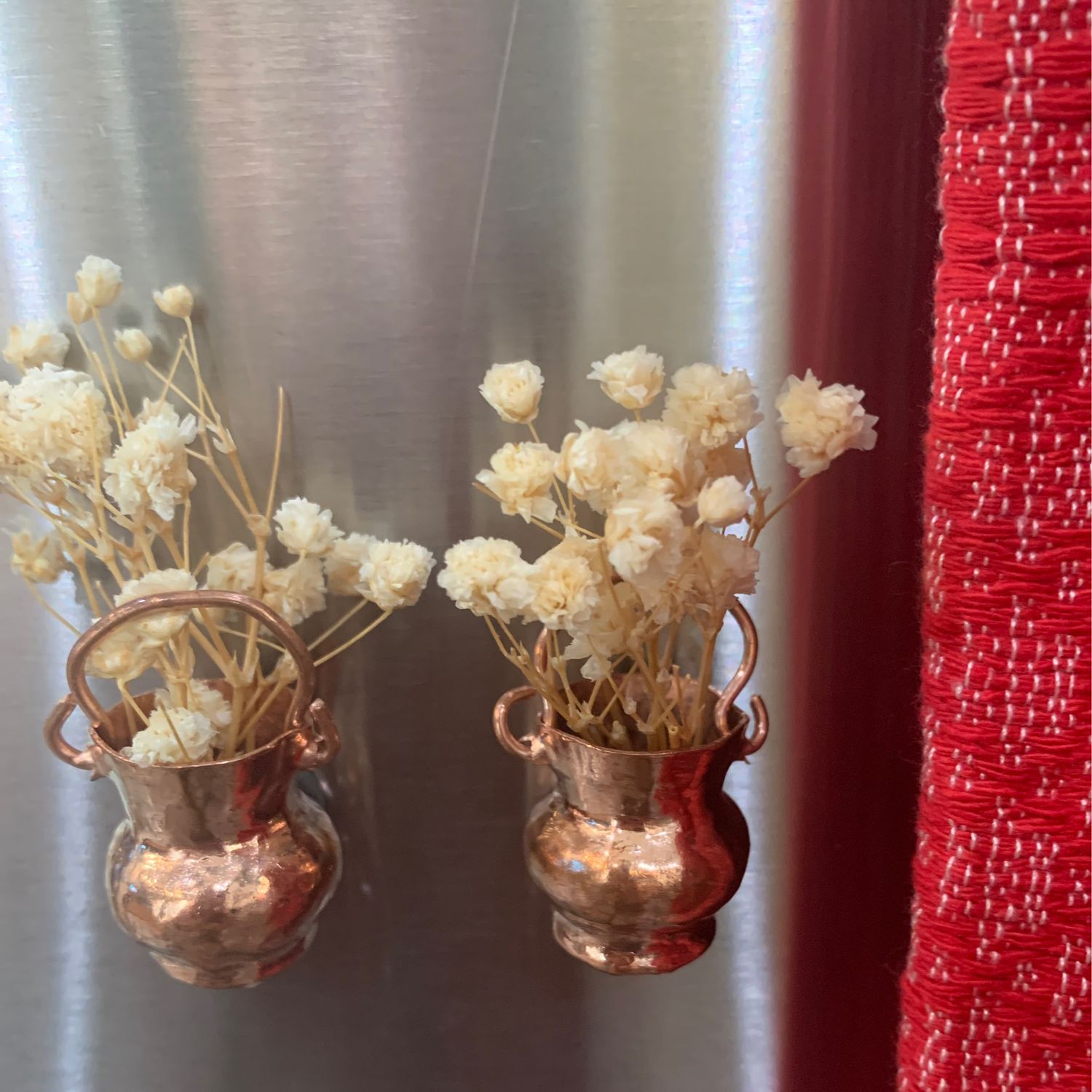 Minis Baldes  Magnetos cobre set 2