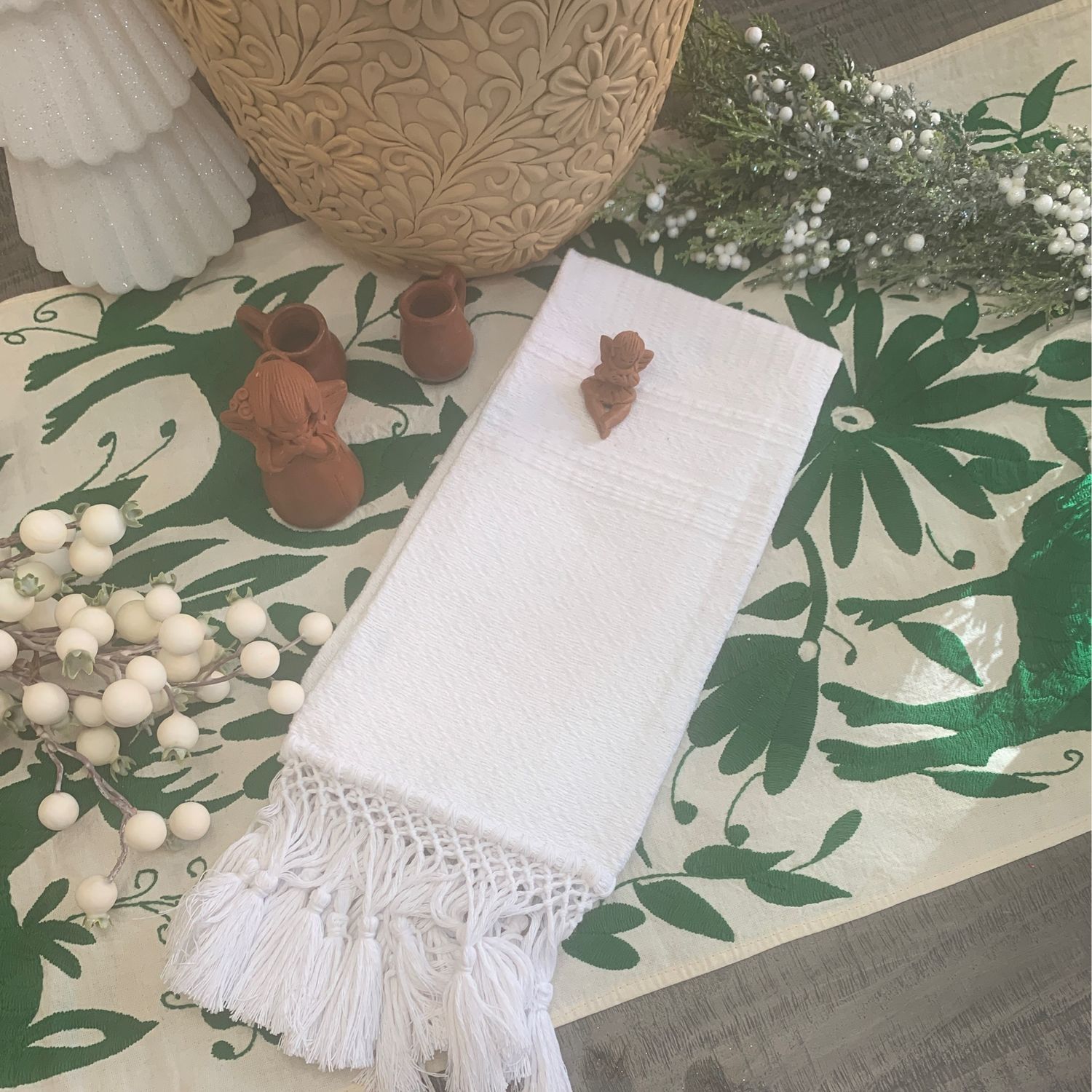 Servilleta Color Blanco  Set 2