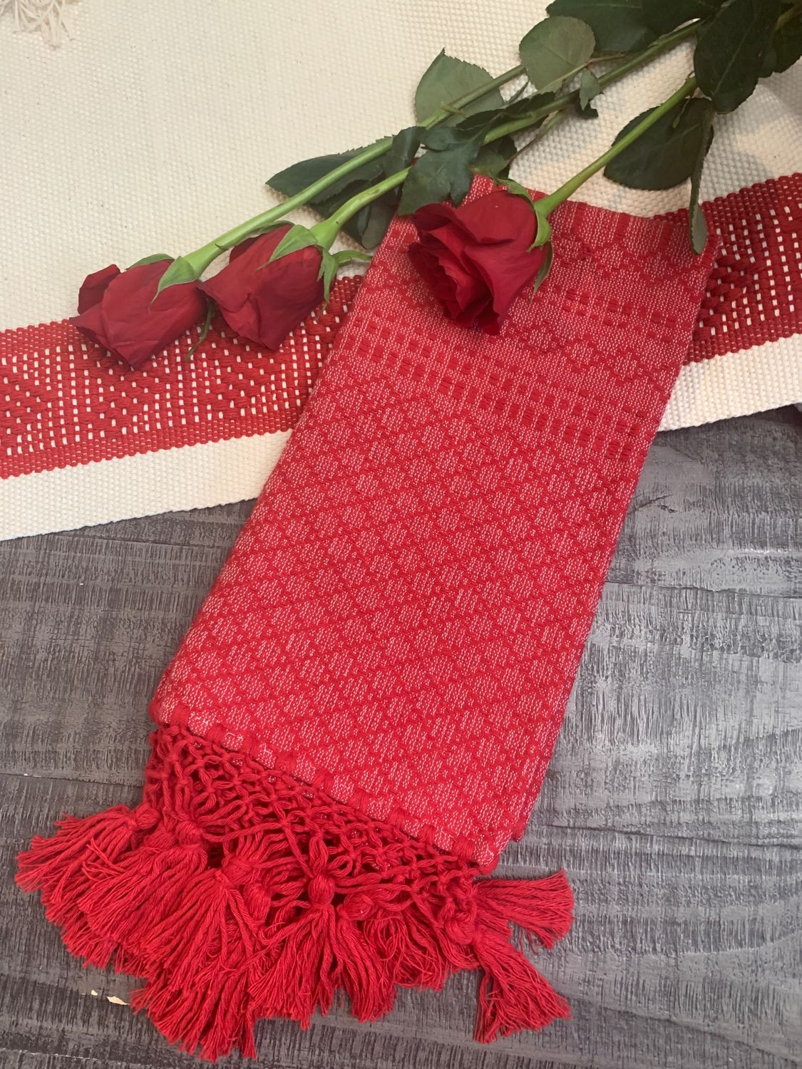Servilleta Color Rojo  set 2