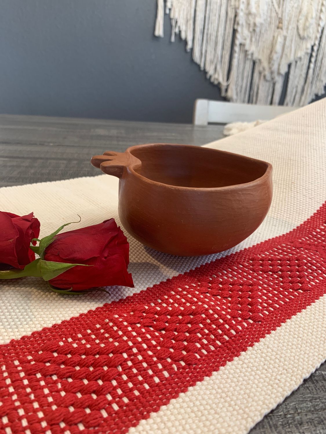 Tazon 🥣 Corazon Barro Rojo ❤️ 