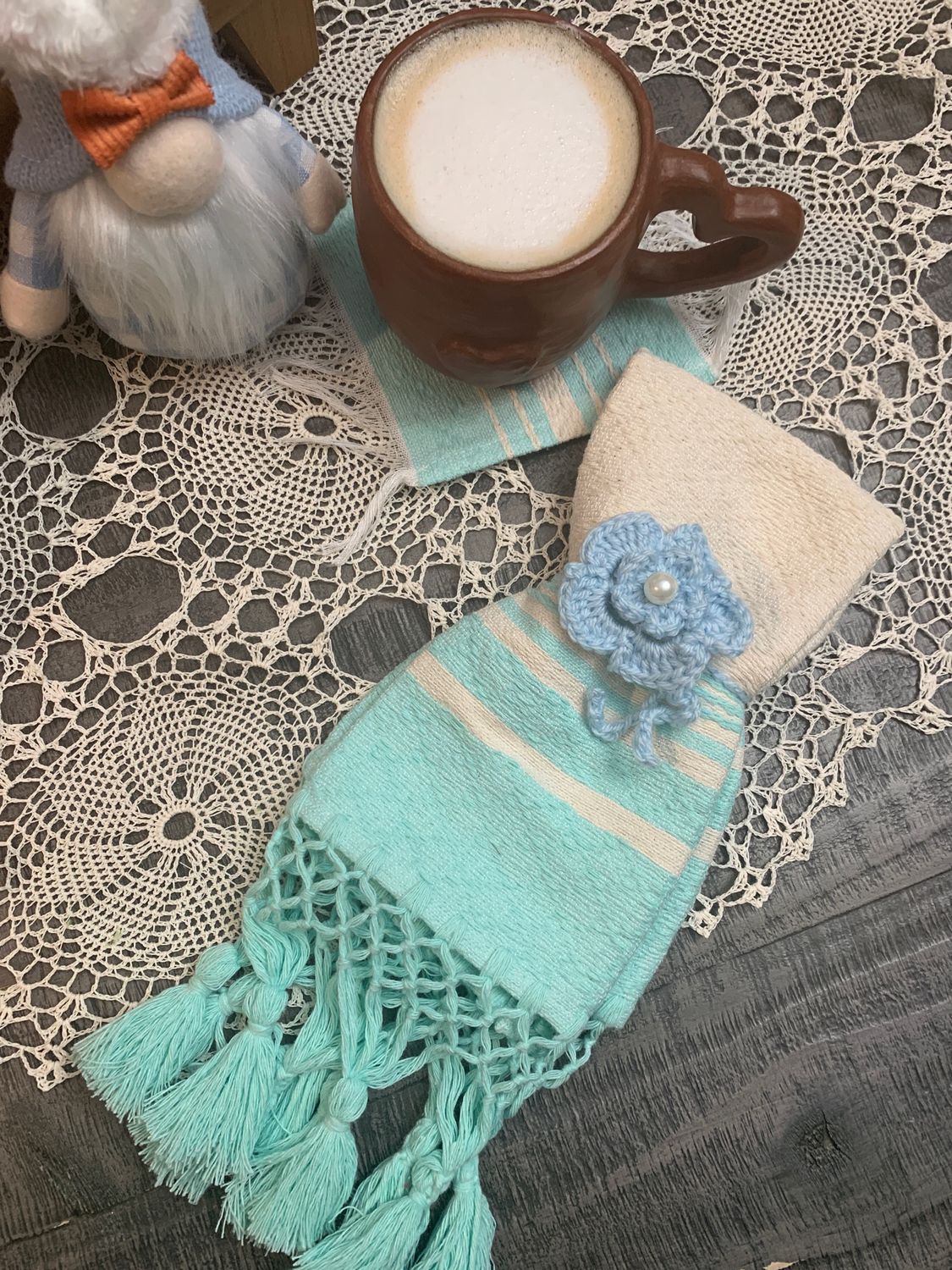 Servilleta para mesa Aqua Set 6