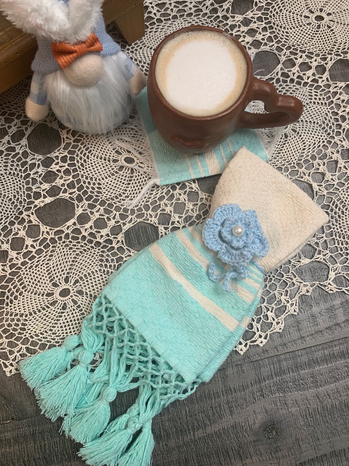 Servilleta para mesa Aqua Set 4