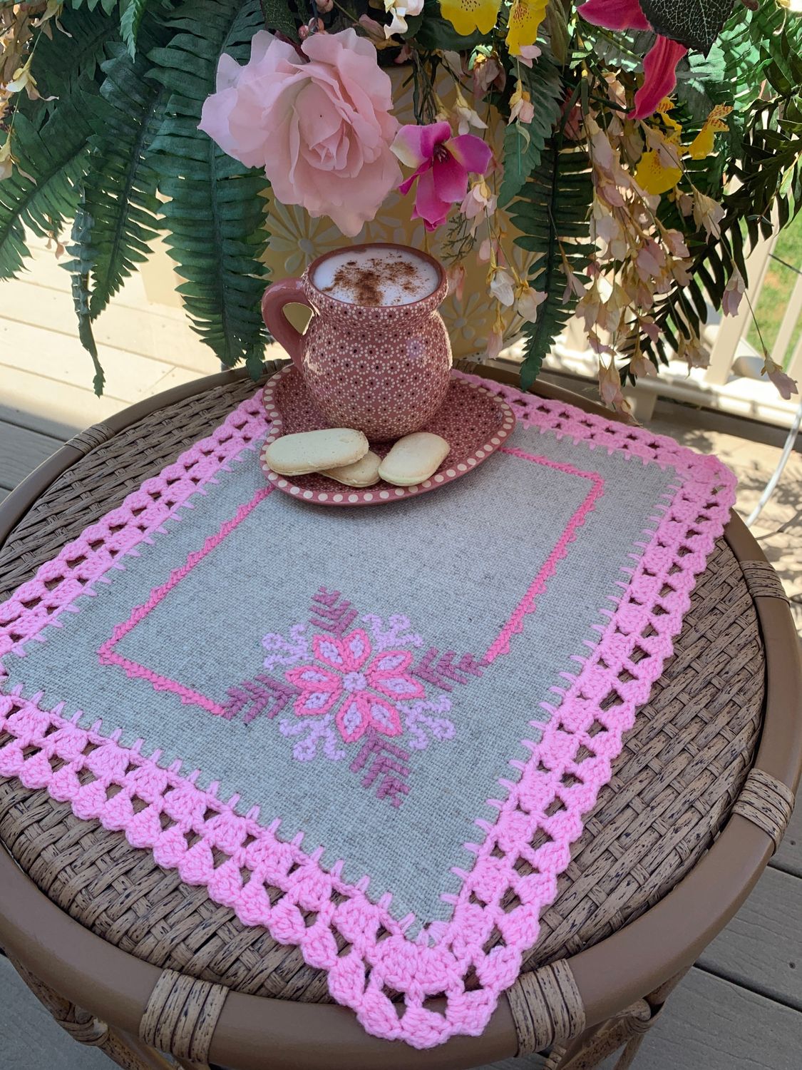 Servilleta Mazahua Rosa