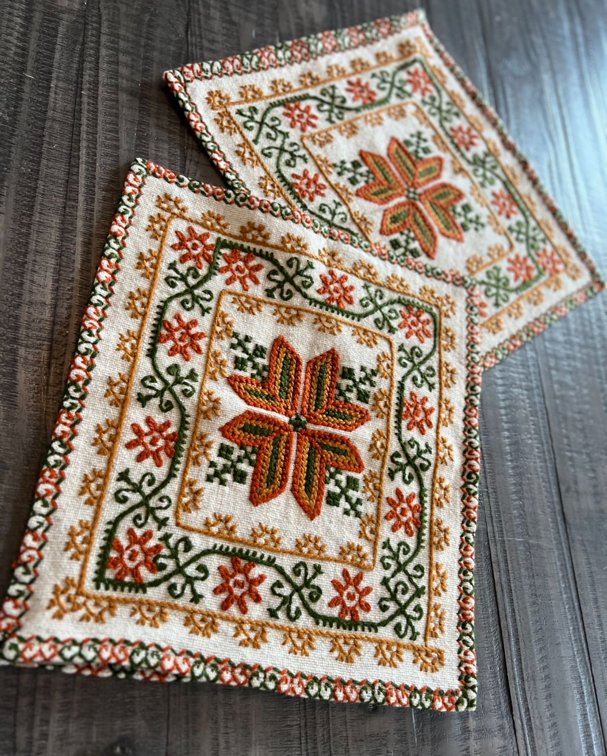 Cojines mazahua otoño   set 2