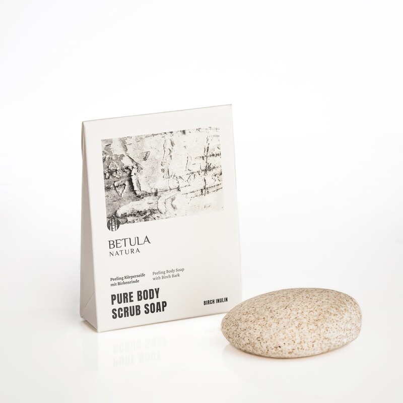 Pure BODY SCRUB SOAP Birch Inulin