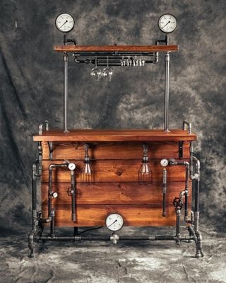 Meble z rur hydraulicznych