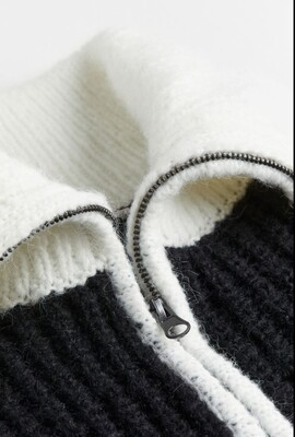 Zip-up cardigan