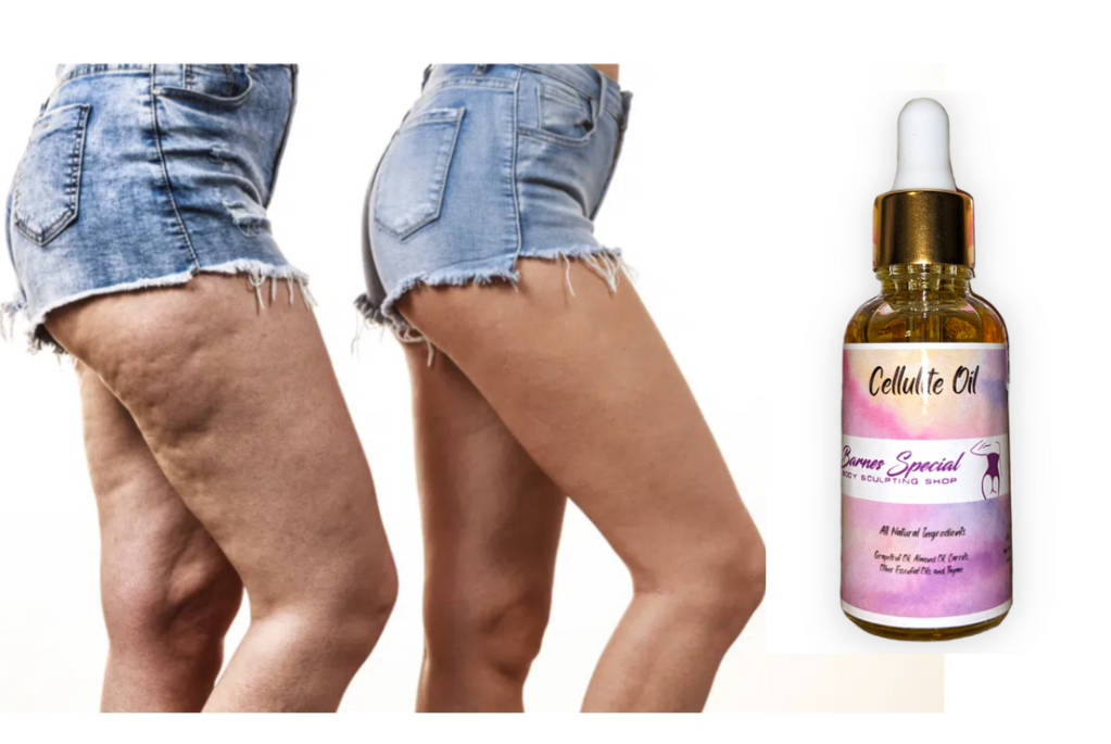 Natural Firming Body Oil all natural cellulite oil blend bottle