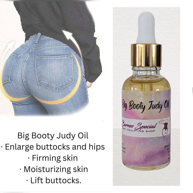 Natural Butt Enhancement Oil for Lifting, Firming &amp; Curve Boosting 