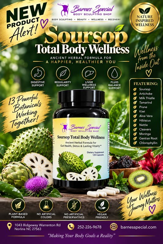 Barnes Special Soursop Total Body Wellness Botanical Dietary Supplement – 120 Capsules