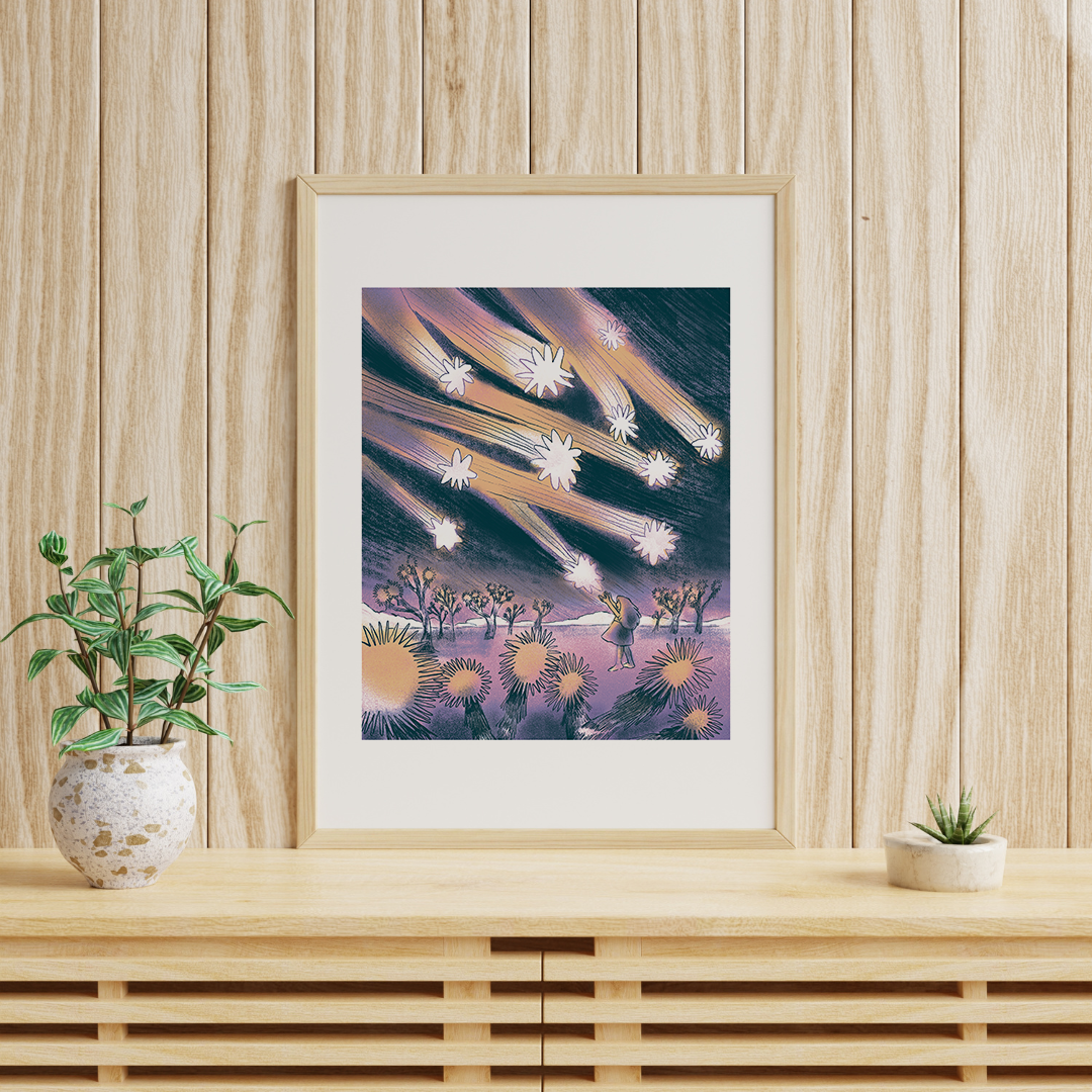Birth of a Joshua Tree Art Print
