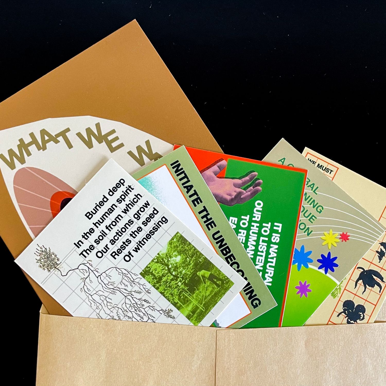 What We Want to See Zine + Sticker Pack