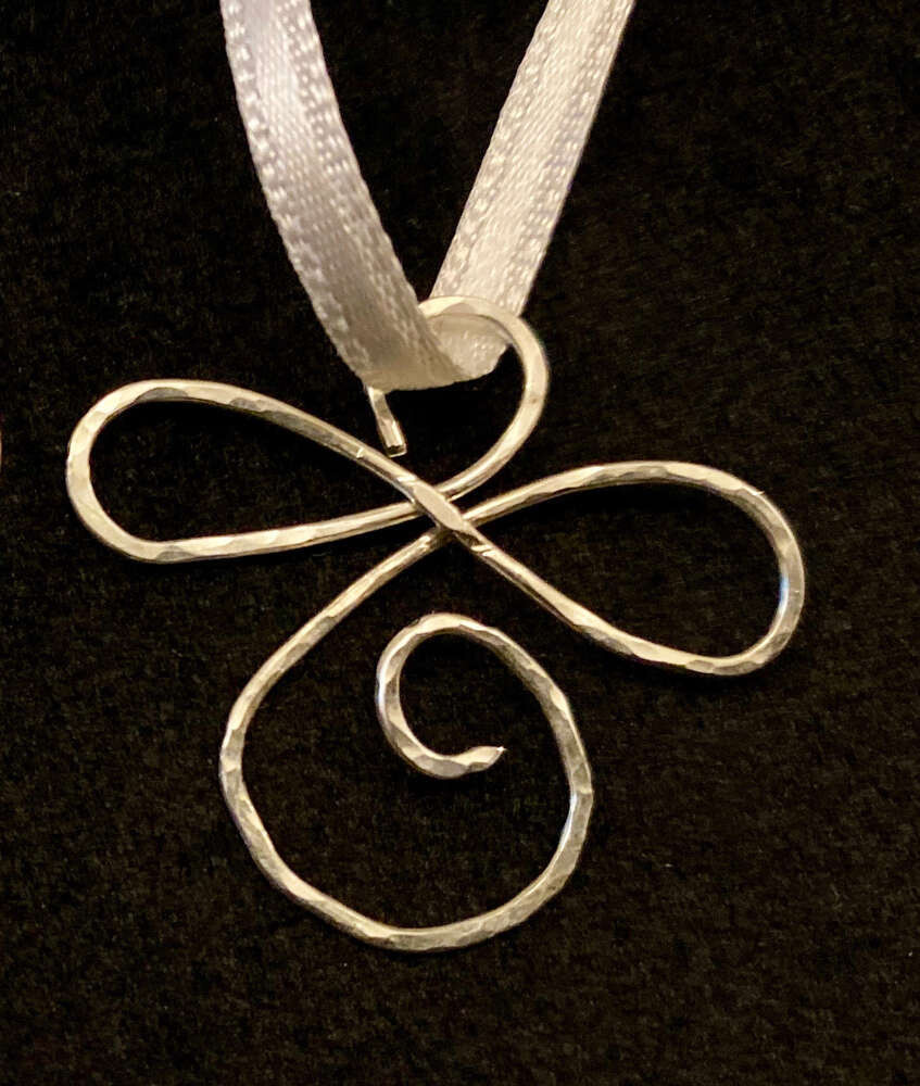 Ängel infinity - hänge i svenskt sterlingsilver