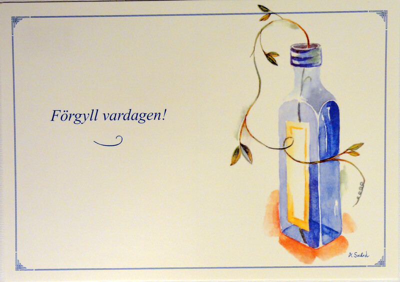 Akvarellvykort 724