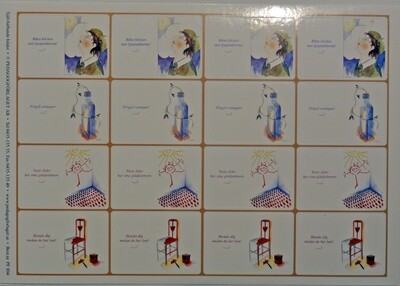 Klistermärkesvykort 804