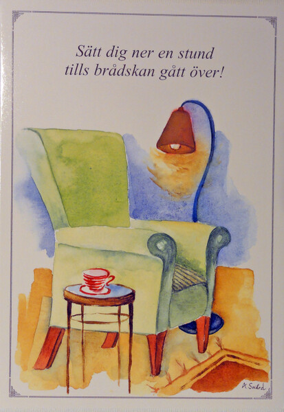 Akvarellvykort 722