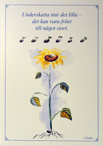 Akvarellvykort 732