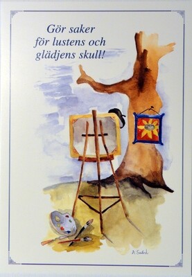 Akvarellvykort 716