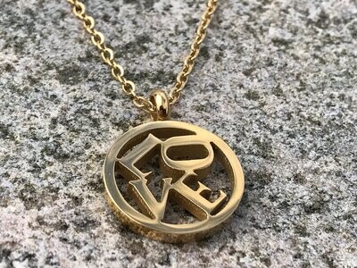 LOVE Gold necklace