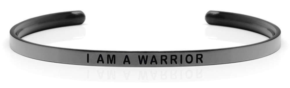 I AM A WARRIOR Space Grey
