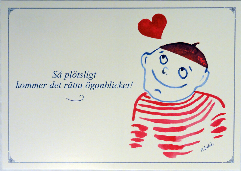 Akvarellvykort 736