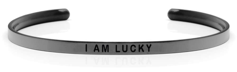 I AM LUCKY Space Grey