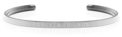 FOREVER FRIENDS Steel/Transparent