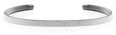 CHOOSE JOY Steel/Transparent