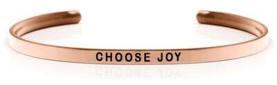 CHOOSE JOY Rose gold