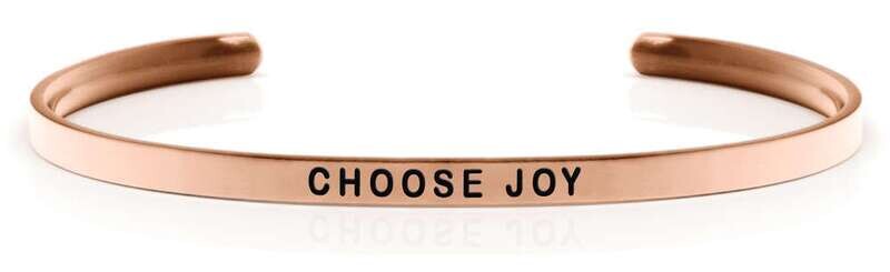 CHOOSE JOY Rose gold